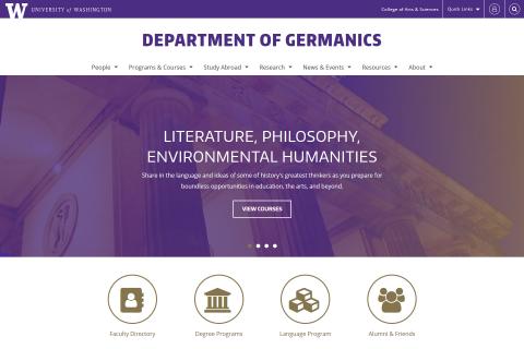 UW Department of Germanics