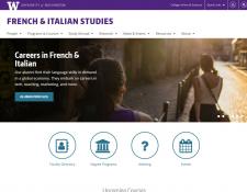 UW French & Italian Studies website